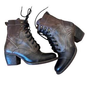 BED STU Judgement Boot  Starry Night TD  Ombre Block Heel Size 6